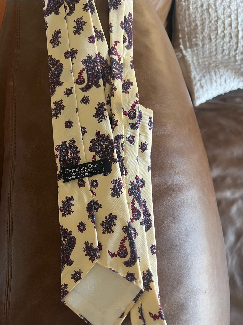 Vintage Christian Dior tie all silk